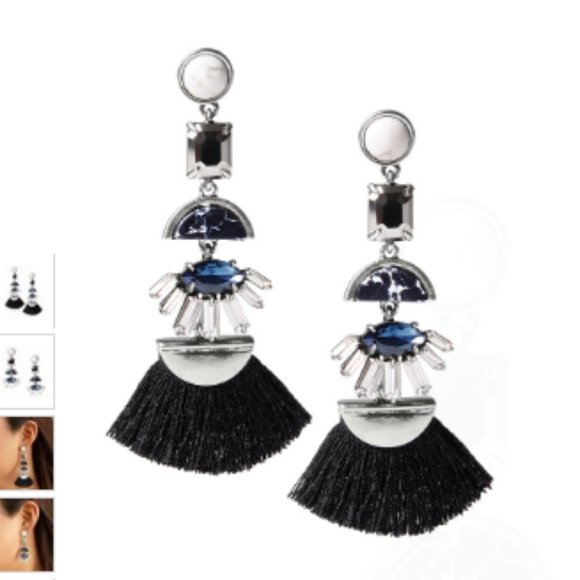 Chloe and Isabel Hero Statement Tassle Earrings - Picture 4 of 4